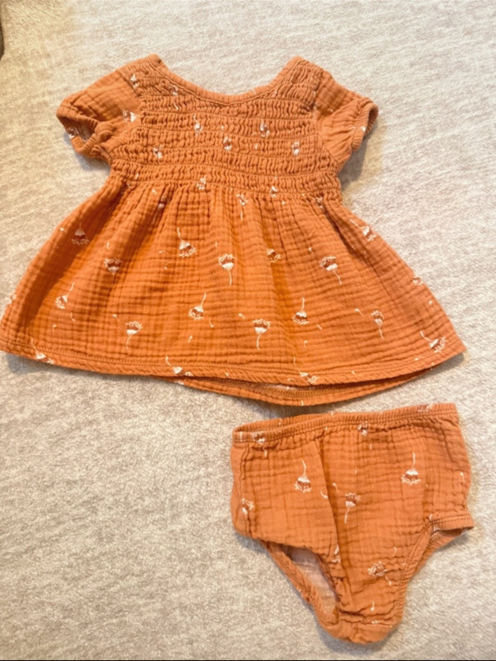 Modern Moments 100% cotton Dress and Bloomers Set